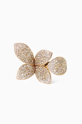 Giardini Segreti Diamond Ring in 18kt Rose Gold
