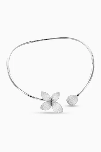 Giardini Segreti Diamond Choker in 18kt White Gold