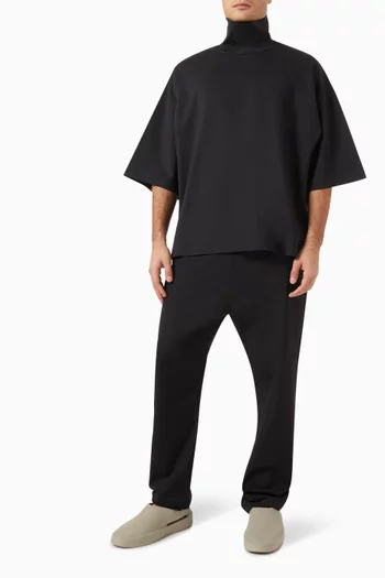 Milano High-neck T-shirt in Viscose-blend