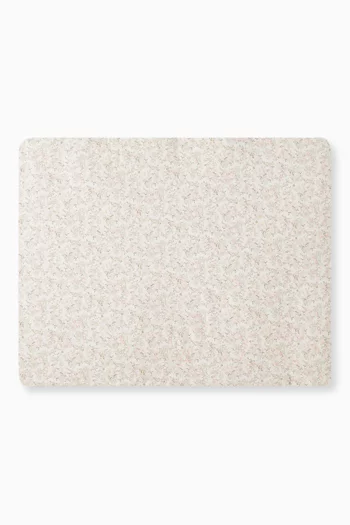 Floral-print Blanket in Cotton
