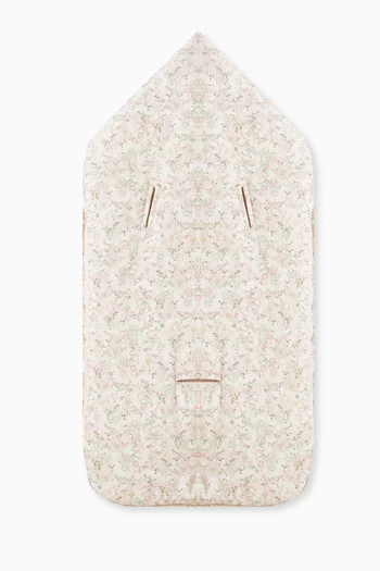 Floral-print Sleeping Nest in Cotton