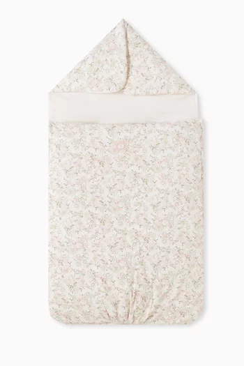 Floral-print Sleeping Nest in Cotton