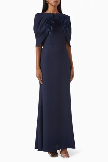 Draped Maxi Dress