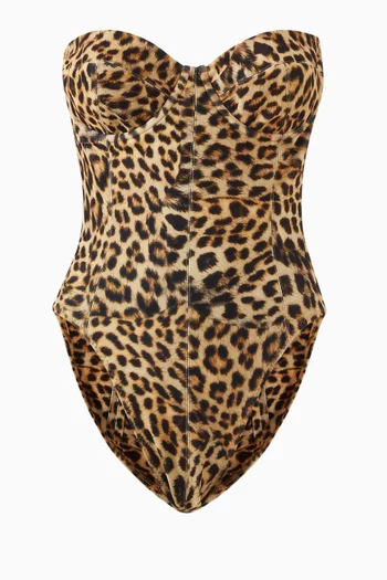 Corset Mio One-piece Swimsuit in Stretch Poly Lycra
