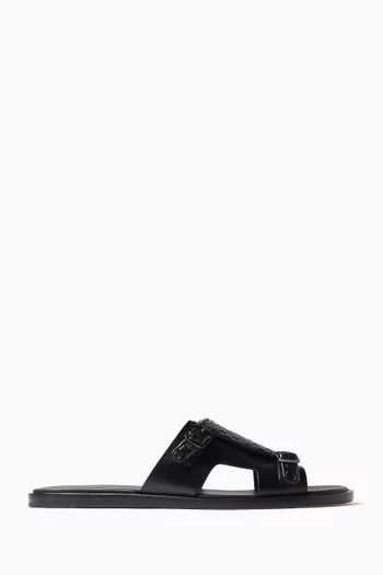 Santoni slipper hot sale