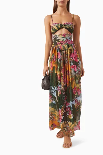 Malay Cut-out Maxi Dress