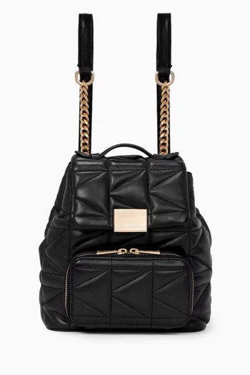 Small K/Kuilt Backpack in Leather