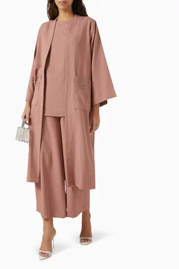 4-piece Co-ord Set in Linen