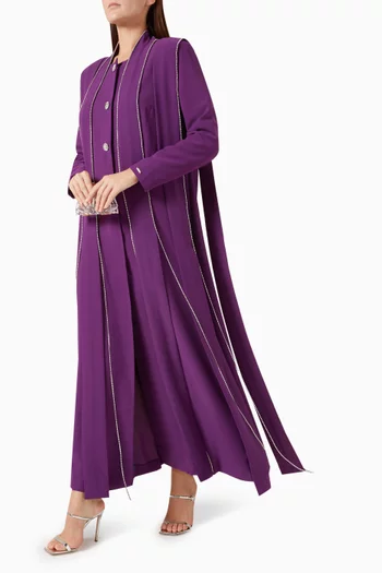 Embellished-trim Maxi Dress