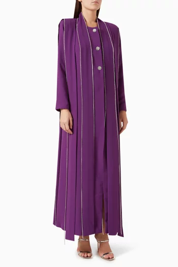Embellished-trim Maxi Dress