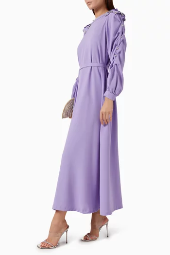 Lucas Pearl-embellished Maxi Dress