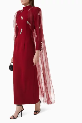 Vanessa Embellished Maxi Dress