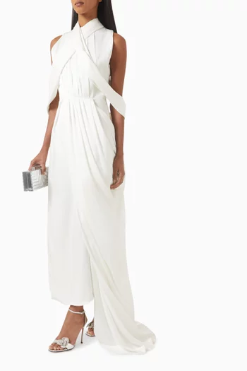 Blanca Maxi Dress in Crepe