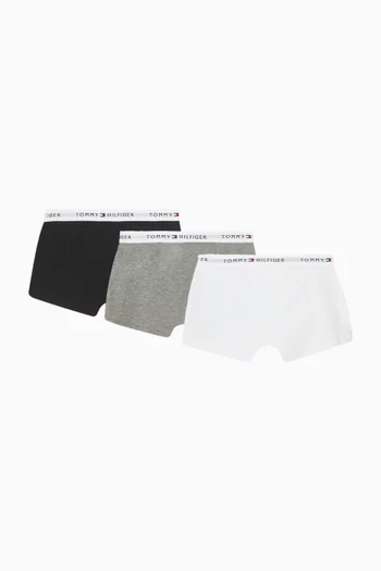 Logo Waistband Boxer Briefs, Set of 3