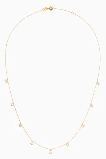 Starlight Charm Necklace in 18kt Gold