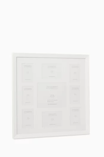 إطار صور بتسع فتحات خشب