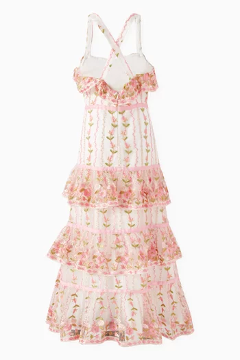 Tiana Embroidered Maxi Dress