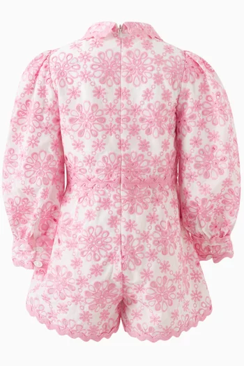 Nora Embroidered Romper