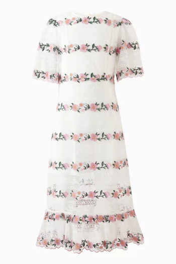Victoria Embroidered Maxi Dress