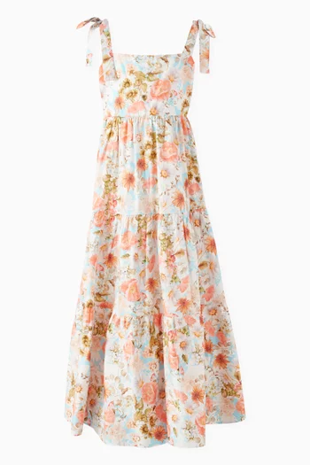 Daphne Maxi Dress in Cotton