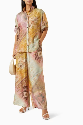 Tallow Relaxed Pants in Silk