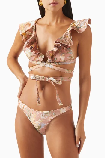 Tallow Wrap Bikini Set in Italian Lycra