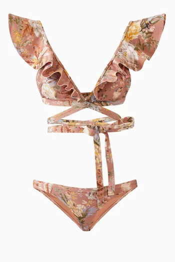 Tallow Wrap Bikini Set in Italian Lycra