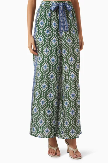 Wylie Relaxed Pants in Silk