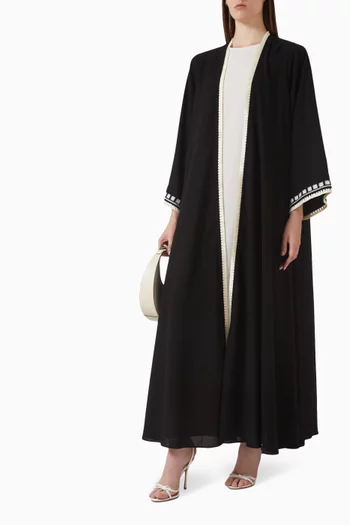 Embroidered Abaya Set