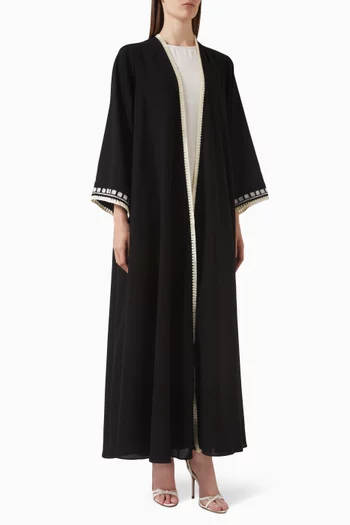 Embroidered Abaya Set