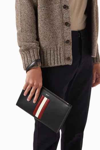 Mythos Pouch in Recycled Leather
