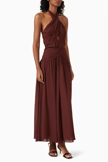 Cari Maxi Dress in Georgette