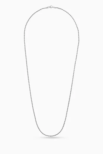 قلادة بسلسلة مجدولة