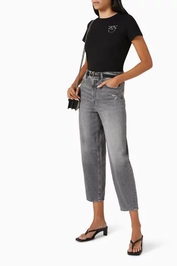 Nambrone Embellished T-shirt in Cotton-jersey