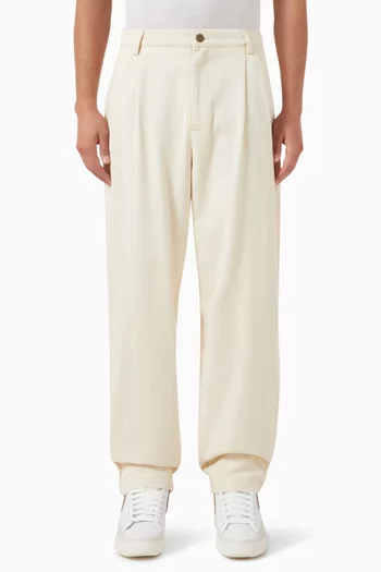 Loose-fit Pants in Twill