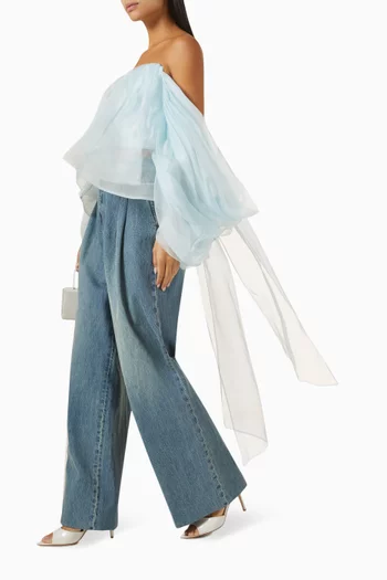Crush Strapless Bodice in Silk