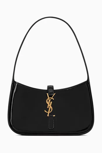 Mini Le 5 A 7 Hobo Bag in Patent Leather
