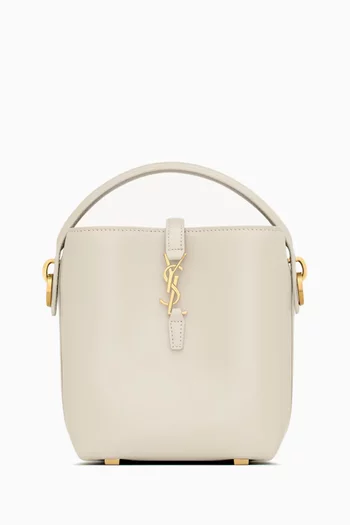 Mini Le 37 Bucket Bag in Shiny Leather