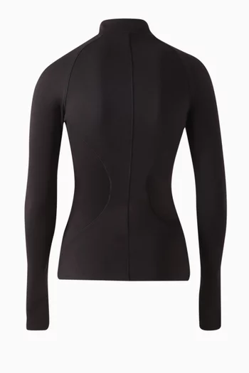Fitted Running Top in Recycled Softskin