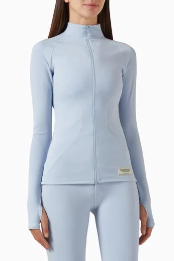 Fitted Running Top in Recycled Softskin