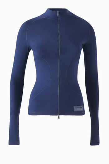 Fitted Running Top in Recycled Softskin