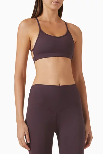 Strappy Sports Bra in Recycled Softskin100©