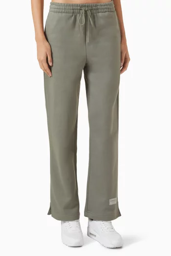 29.5" Wide-leg Sweatpants in Organic Cotton Blend