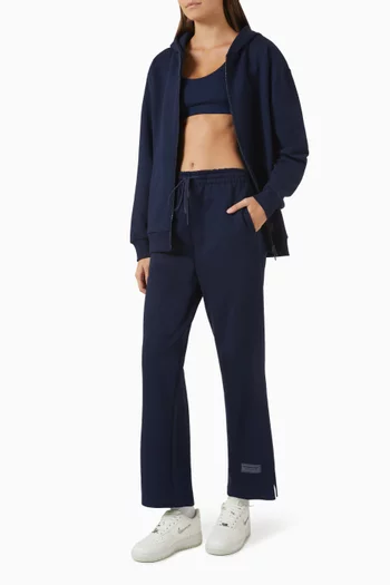 29.5" Wide-leg Sweatpants in Organic Cotton Blend