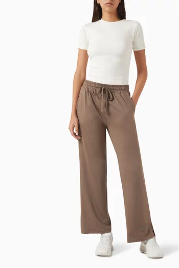 29.5" Wide-leg Sweatpants in Organic Cotton Blend