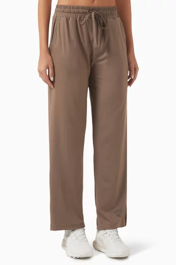 29.5" Wide-leg Sweatpants in Organic Cotton Blend