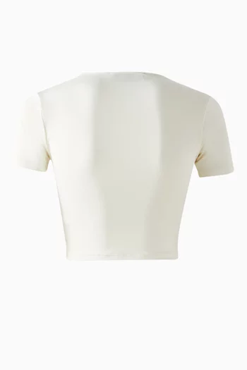 Twist Crop Top in Softskin