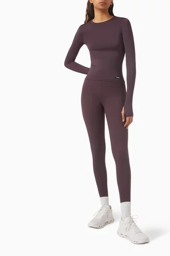 Long Sleeve Top in Soft Stretch Nylon