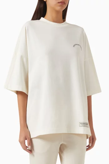 Oversized Logo T-shirt in Cotton-jersey