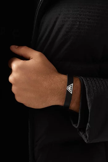 Eagle Logo Bracelet in Leather
